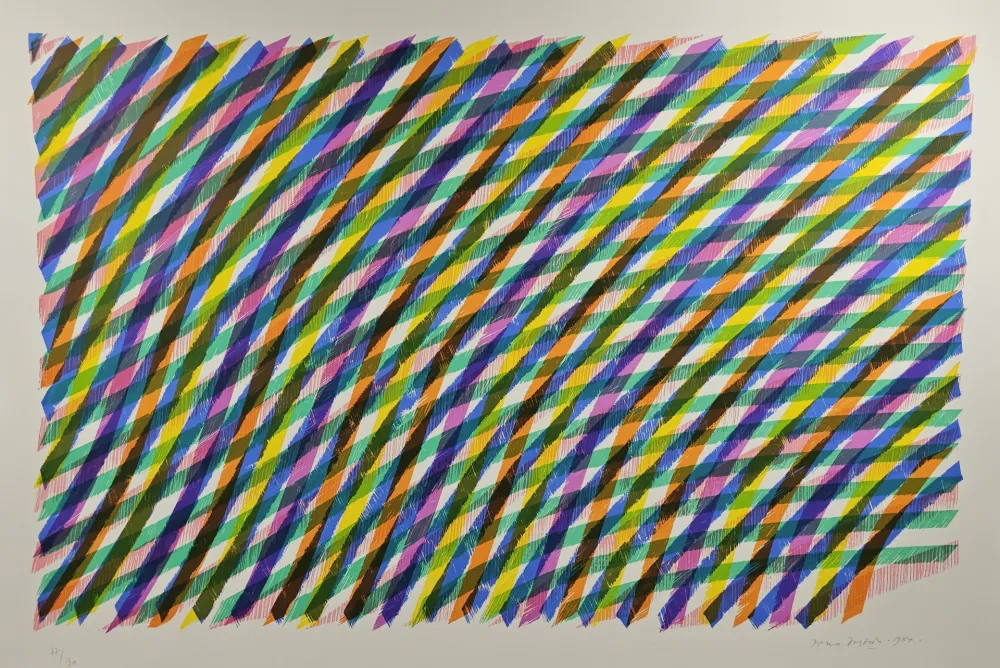 Литография Dorazio - RETICOLO. COMPOSIZIONE NO 2