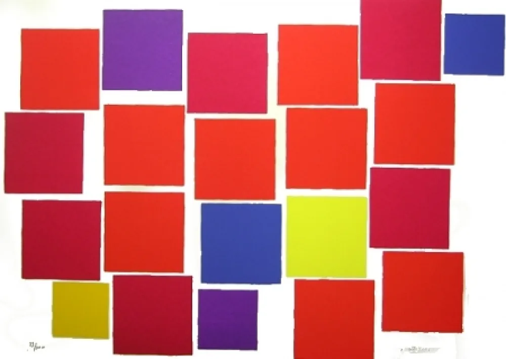 Литография Dorazio - Senza titolo