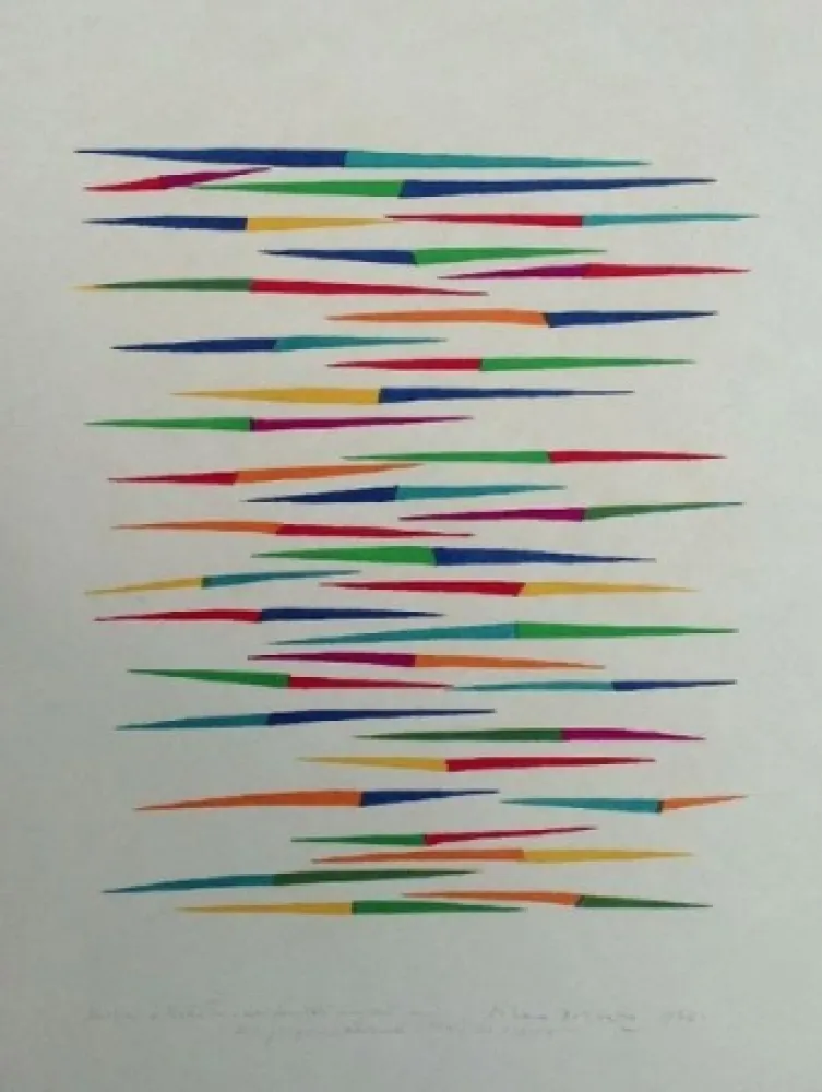 Литография Dorazio - Senza titolo