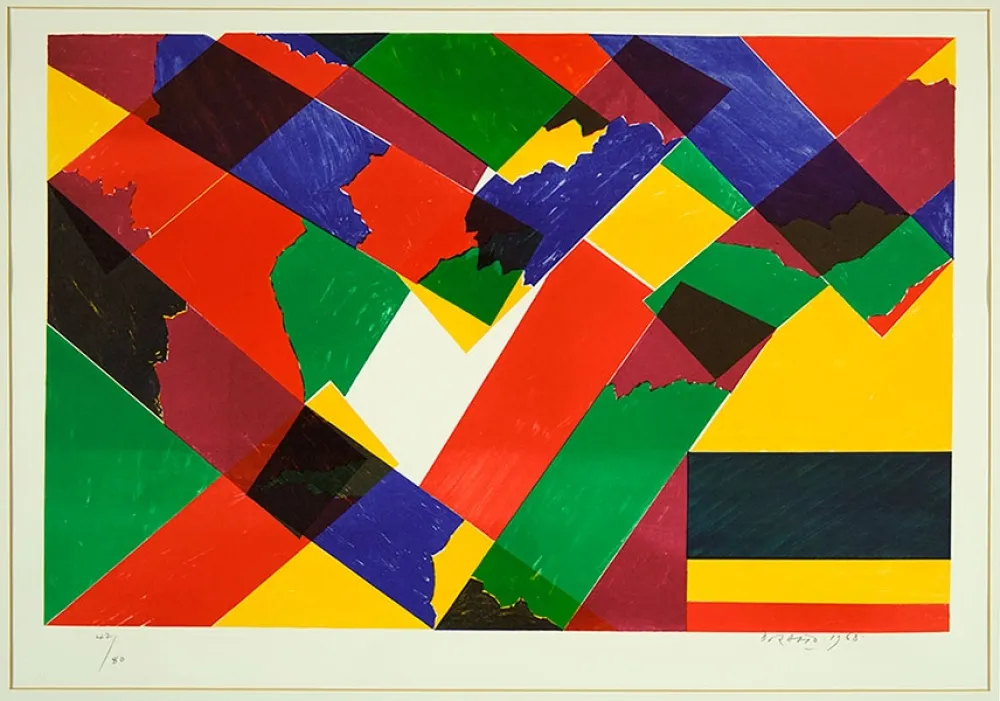 Литография Dorazio - Senza titolo