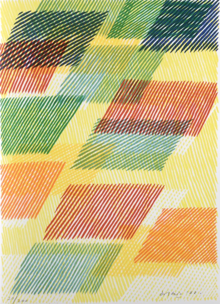 Литография Dorazio - Un biologiste anxieux, 1987 - Hand-signed