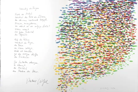 Литография Dorazio - Venedig im Regen, 1974 - Hand-signed