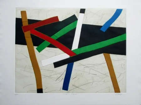 Офорт Dorny - Cartographie imaginaire