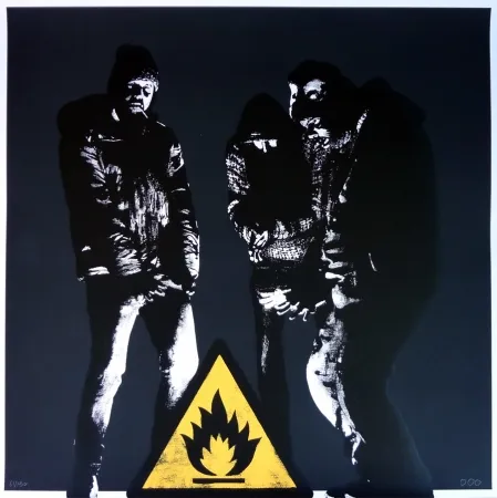 Сериграфия Dot Dot Dot - Bumfire (black - main edition)