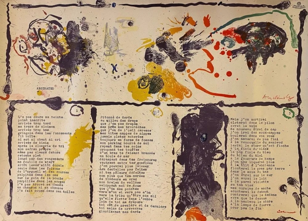 Литография Dotremont - Abstrates