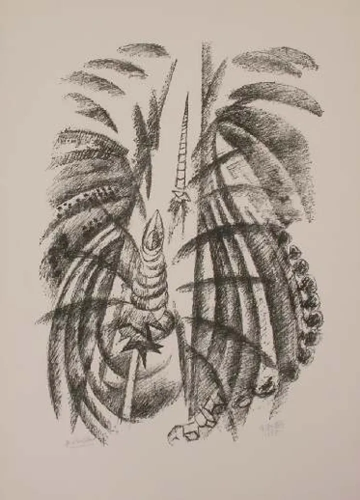 Литография Dottori - SENZA TITOLO