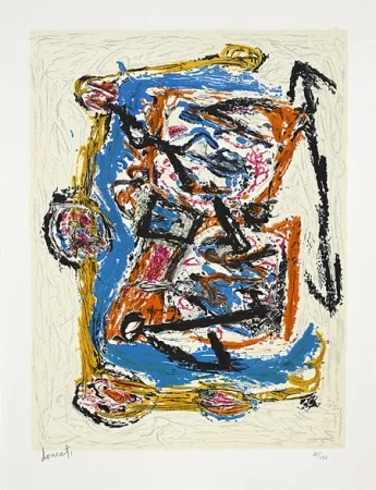 Литография Doucet - Croisée familiale