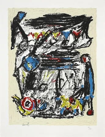 Литография Doucet - Croisée familiale