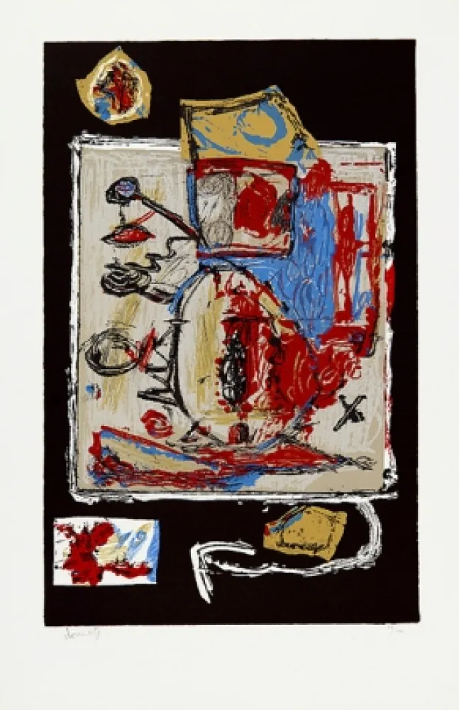 Литография Doucet - Lumière noire