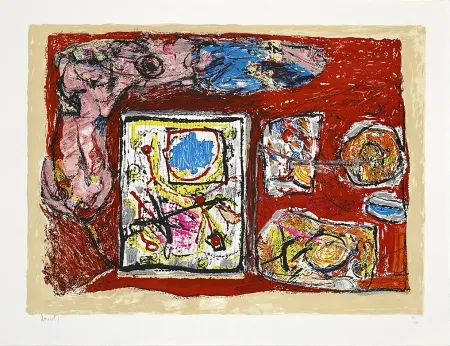 Литография Doucet - Rivages-visages-paysages du Sepik