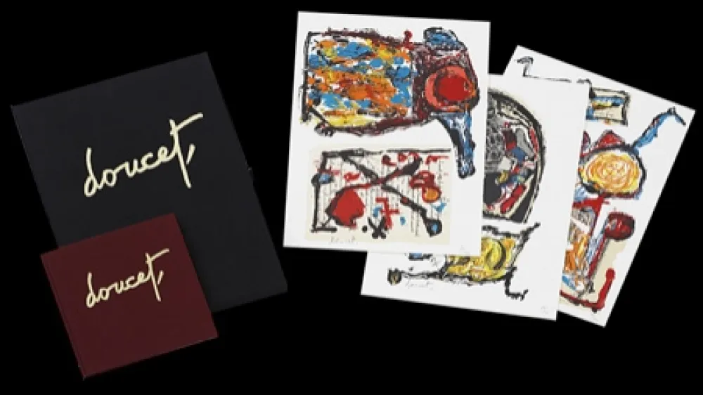 Литография Doucet - Traces du quotidien