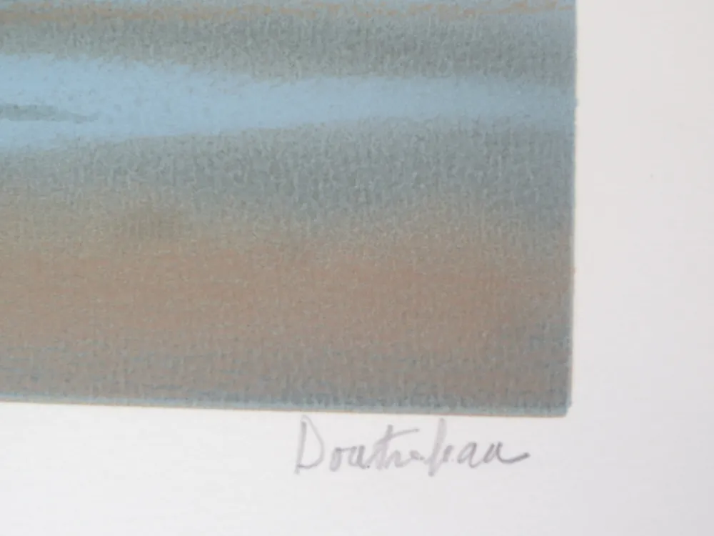 Литография Doutreleau - La vague