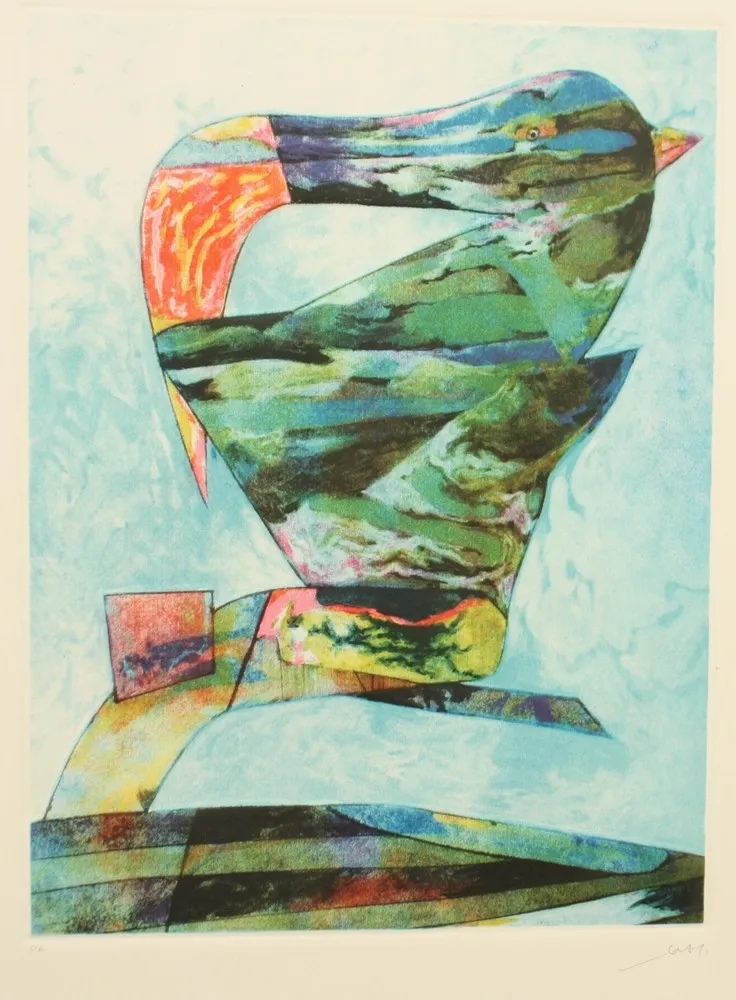 Офорт И Аквитанта Dova  - UCCELLO DI BRETAGNA