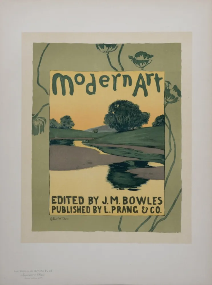 Литография Dow - Modern Art, Les Maitres de L’Affiche