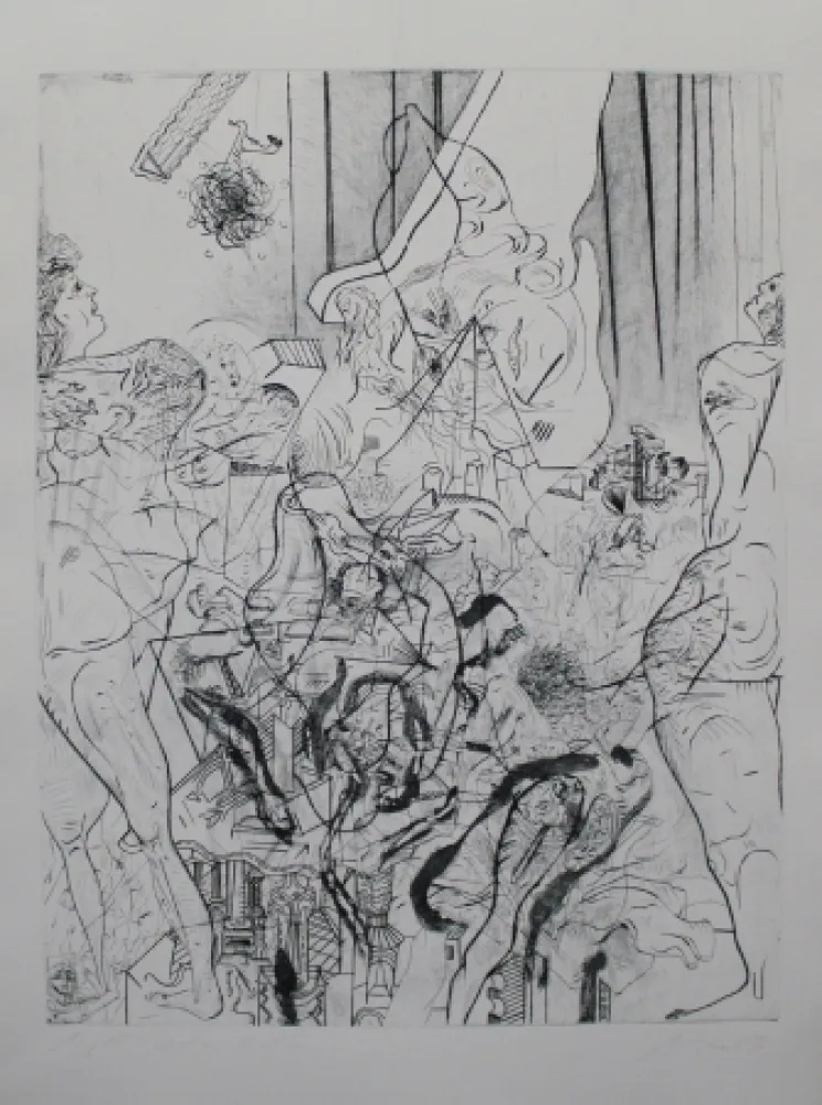 Гравюра Сухой Иглой Dress - Woher Wohin / Whence Whither