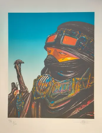 Литография Druillet - Touareg  SALAMMBO