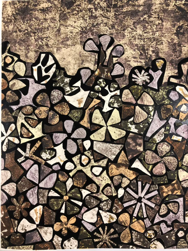 Трафарет Dubuffet - Jardin de quite-vite