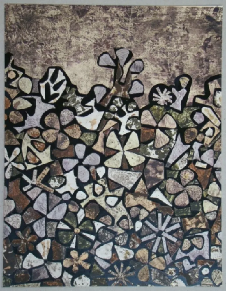 Трафарет Dubuffet - Jardin de quite-vite