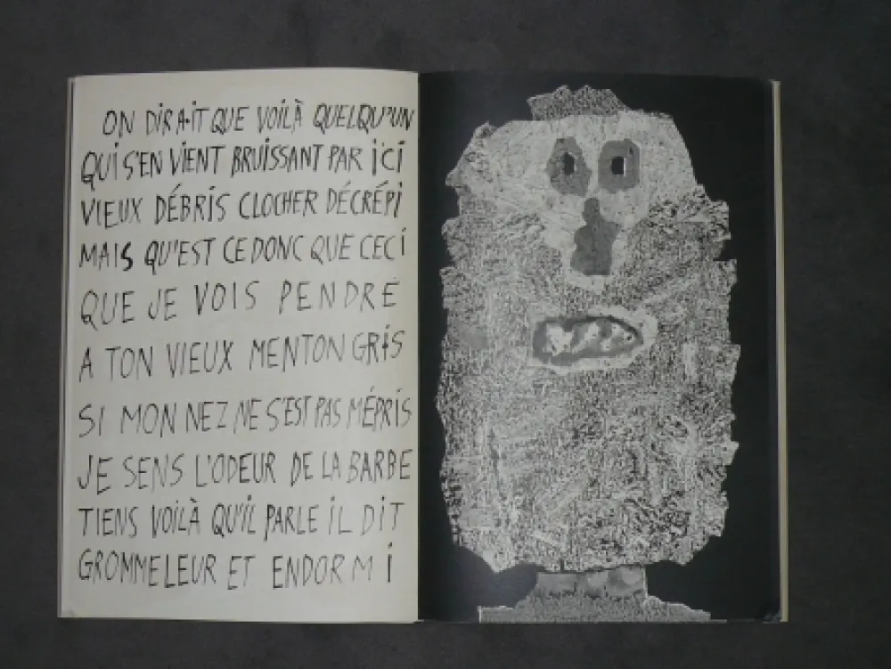 Иллюстрированная Книга Dubuffet - La fleur de barbe
