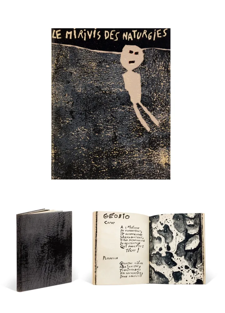 Иллюстрированная Книга Dubuffet - LE MIRIVIS DES NATURGIES. 16 lithographies originales (1962-1963)
