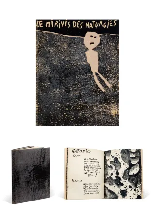 Иллюстрированная Книга Dubuffet - LE MIRIVIS DES NATURGIES. 16 lithographies originales (1962-1963)