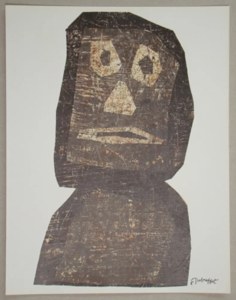 Литография Dubuffet - Lithographie originale pour XXe Siècle