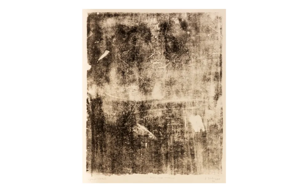 Литография Dubuffet - MUR AUX SOUVENIRS - 1958