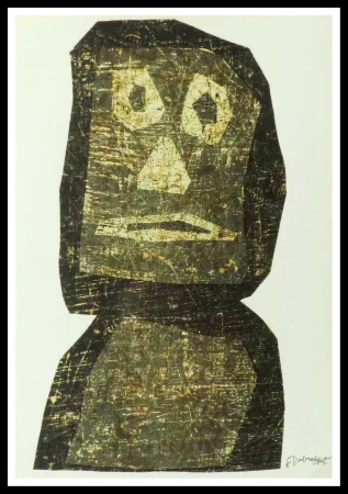 Литография Dubuffet - TOTEM MOAI