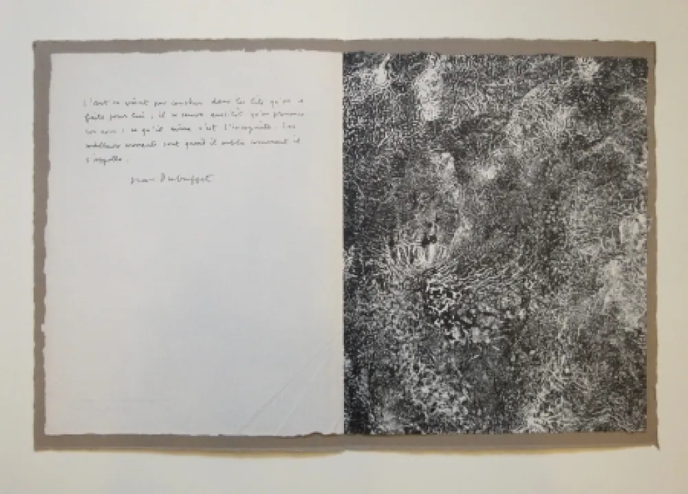 Литография Dubuffet - Untitled