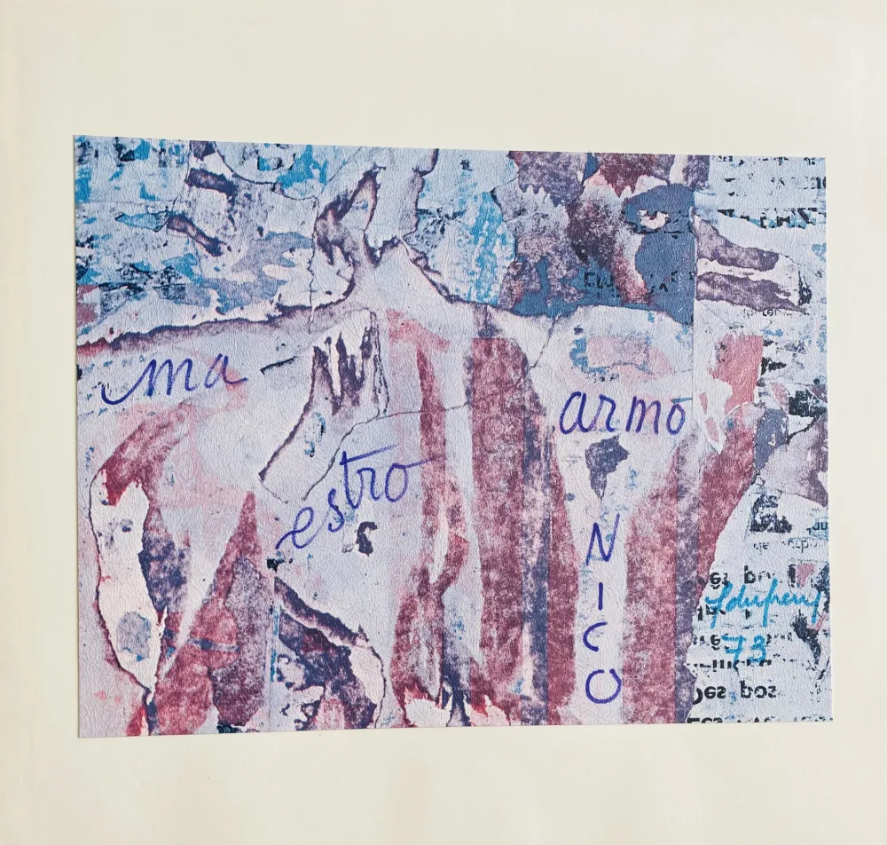 Многоэкземплярное Произведение Dufrêne - Ohne Titel aus Les Nouveaux Réalistes