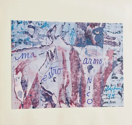 Многоэкземплярное Произведение Dufrêne - Ohne Titel aus Les Nouveaux Réalistes