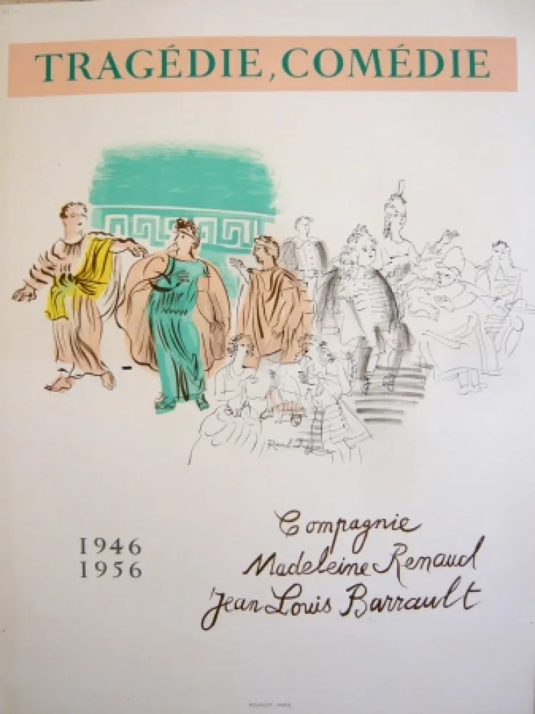 Афиша Dufy - Affiche Tragédie Comédie 