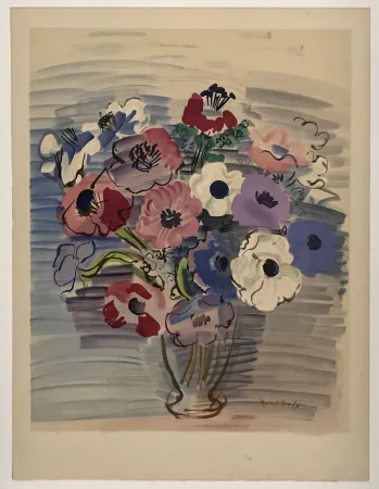 Литография Dufy - Anemones