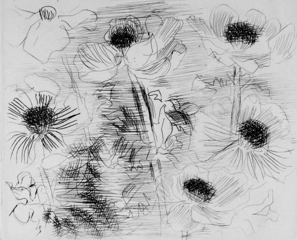 Офорт Dufy - Anemones