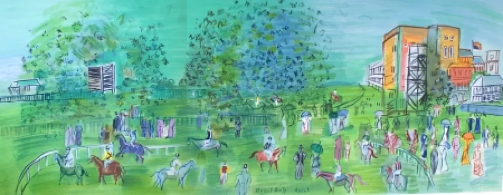 Литография Dufy - Ascot