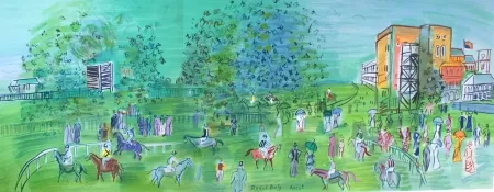 Литография Dufy - Ascot