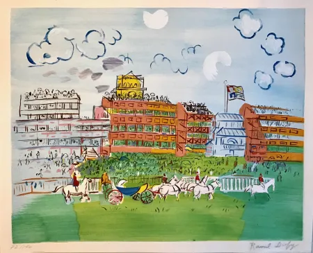 Литография Dufy - Ascot 