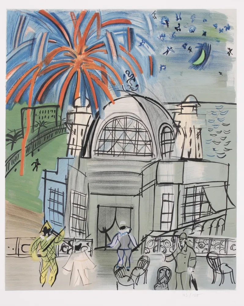 Литография Dufy - Casino a Nice