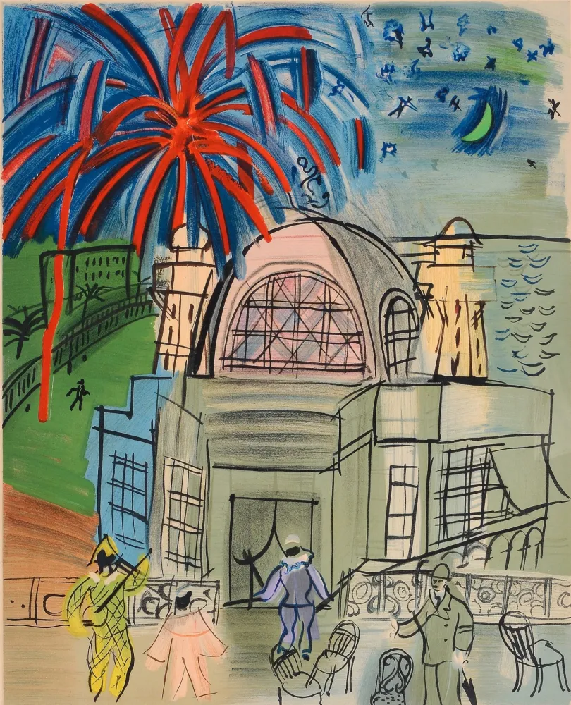 Литография Dufy - CASINO-NIZZA