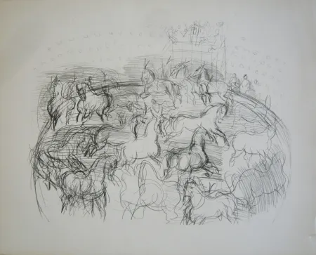 Литография Dufy - Chevaux