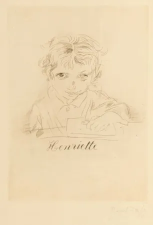 Гравюра Dufy - Henriette