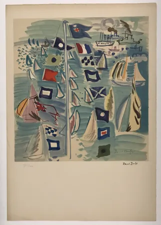 Литография Dufy - Honfleur