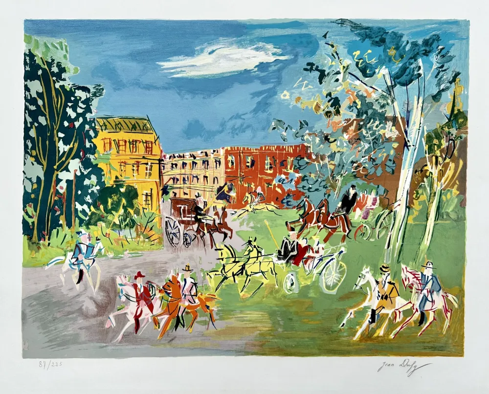 Литография Dufy - La Promenade