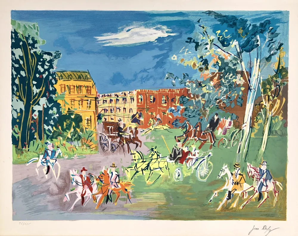Литография Dufy - La Promenade
