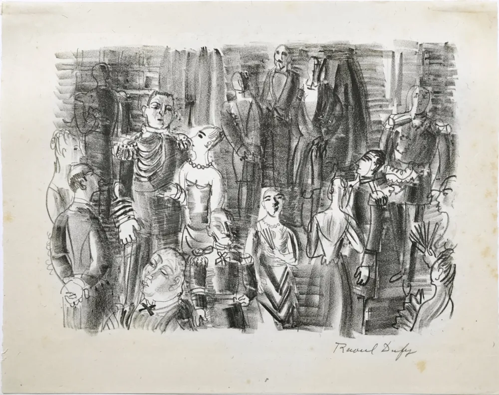 Литография Dufy - Le Bal chez L’Amiral 