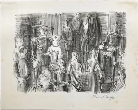 Литография Dufy - Le Bal chez L’Amiral 