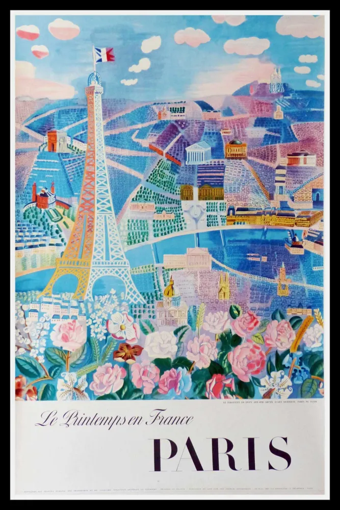 Литография Dufy - LE PRINTEMPS EN FRANCE PARIS