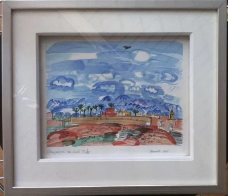 Литография Dufy - Marrakech