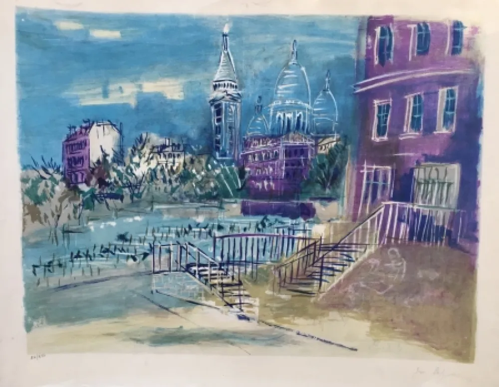 Литография Dufy - Montmartre