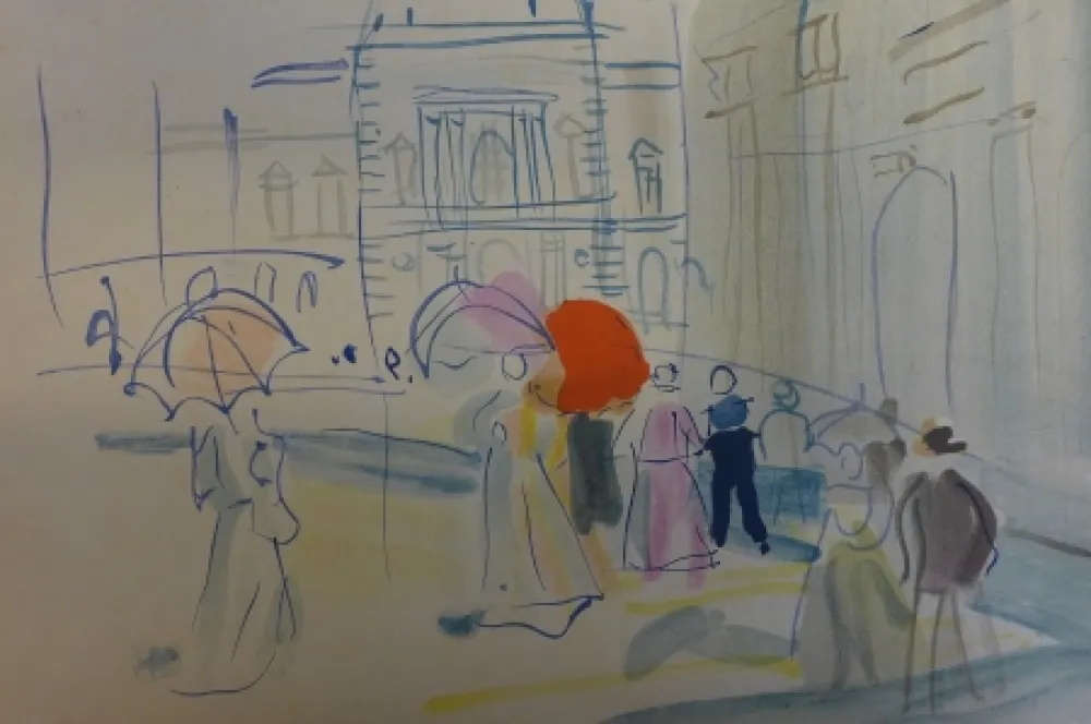 Литография Dufy - Sans titre